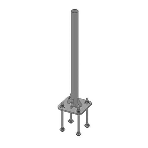 Baird King Post for 1.2m Antenna 2.88