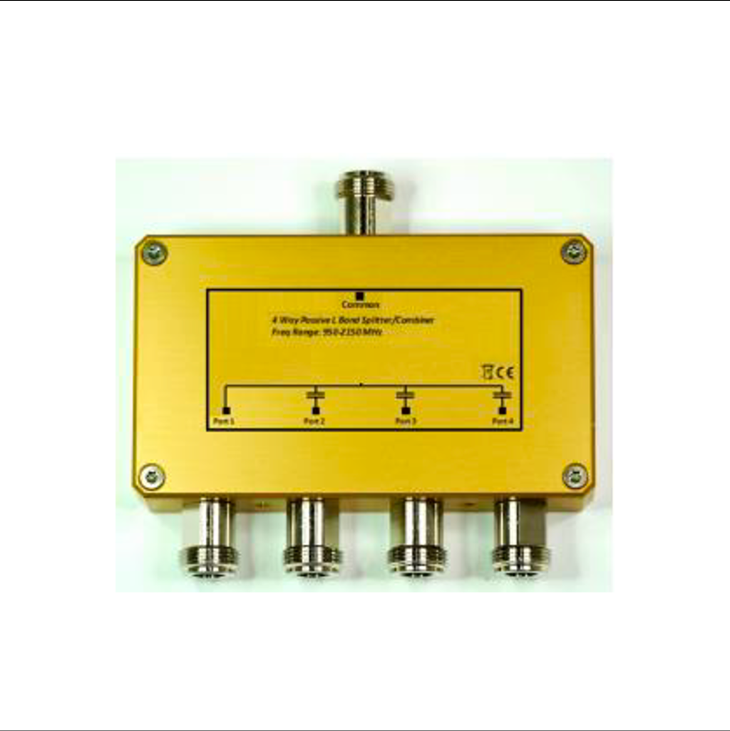 Global L-Band 4-Way Passive Combiner/Splitter